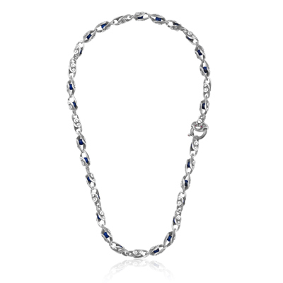 Lapis Lazuli Eternal Eye Link Necklace