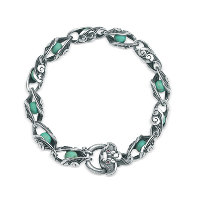 Turqoise Eternal Eye Link Braclet  