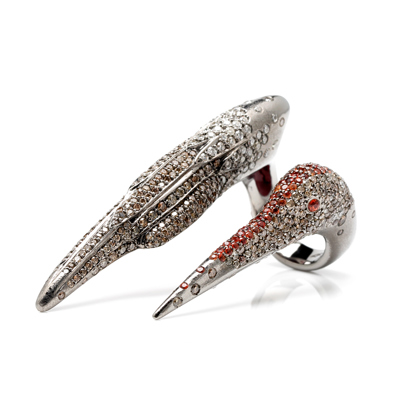 S.S CRANE SPIRIT KNUCKLE CASCADE RING  