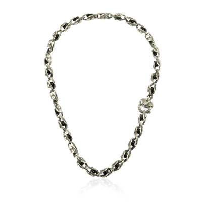 Black Onyx Eternal Eye Link Necklace